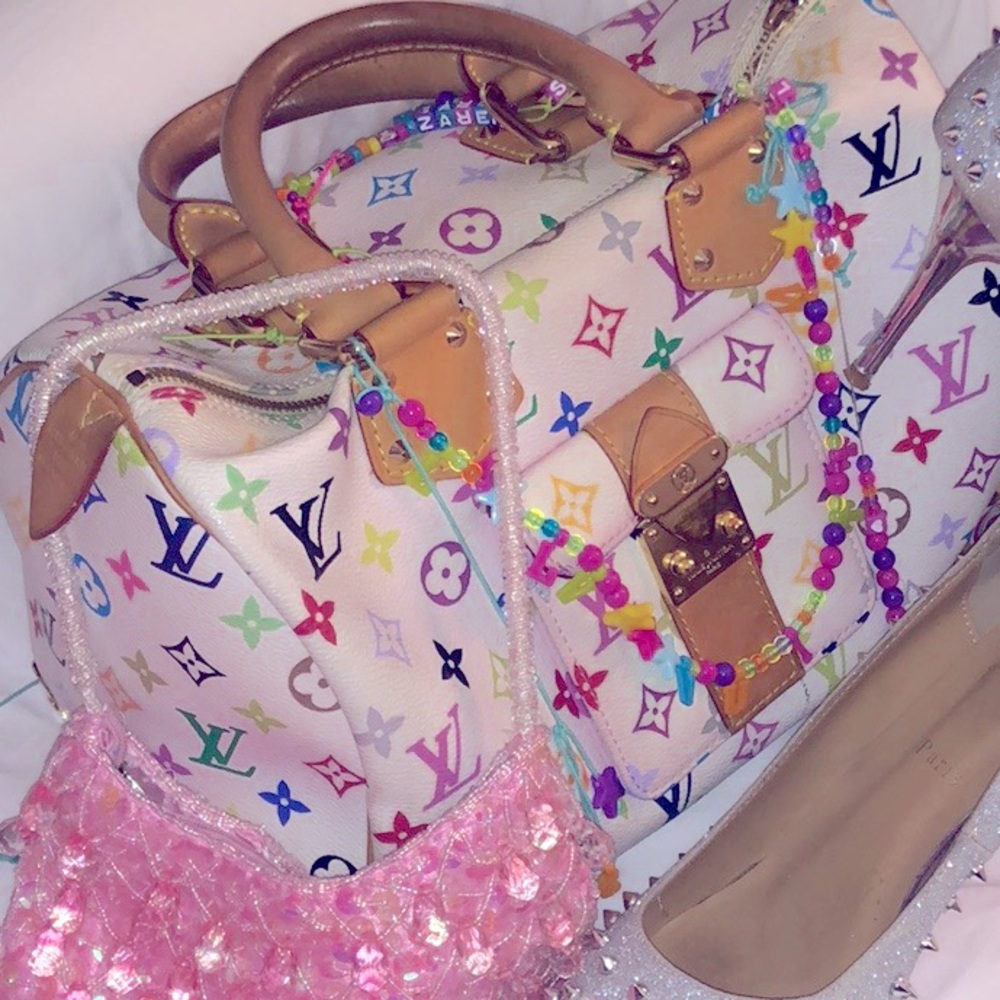 Authentic VINTAGE MURAKAMI SPEEDY WHITE